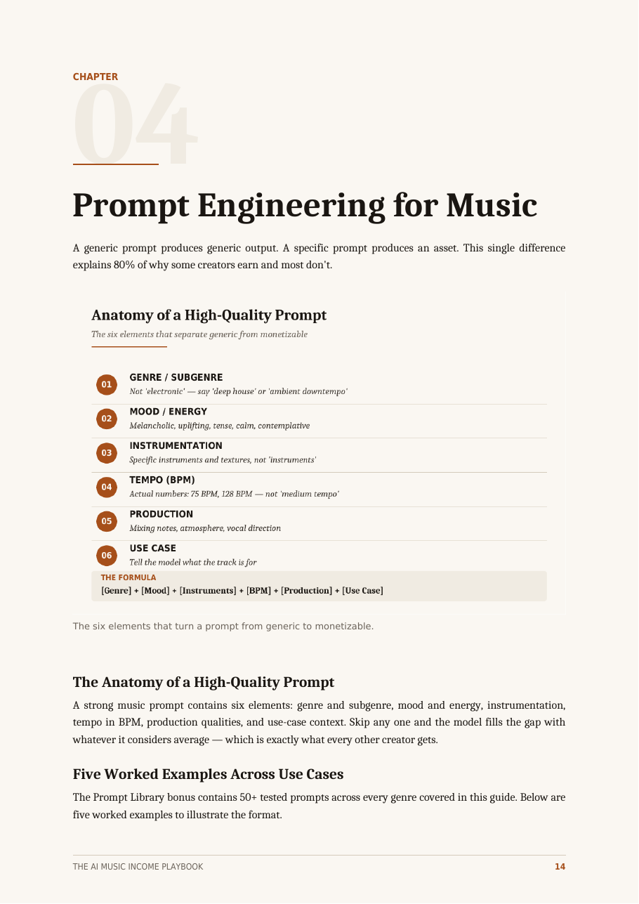 Sample page: Prompt Engineering chapter